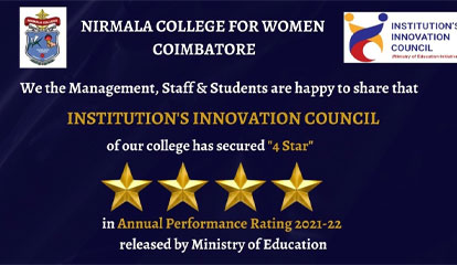 Rating of Institution's Innovation Council 2021-22